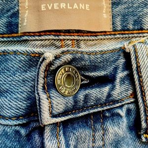 EVERLANE O-S Boyfriend Denim Jeans. Medium Wash. Sz 28